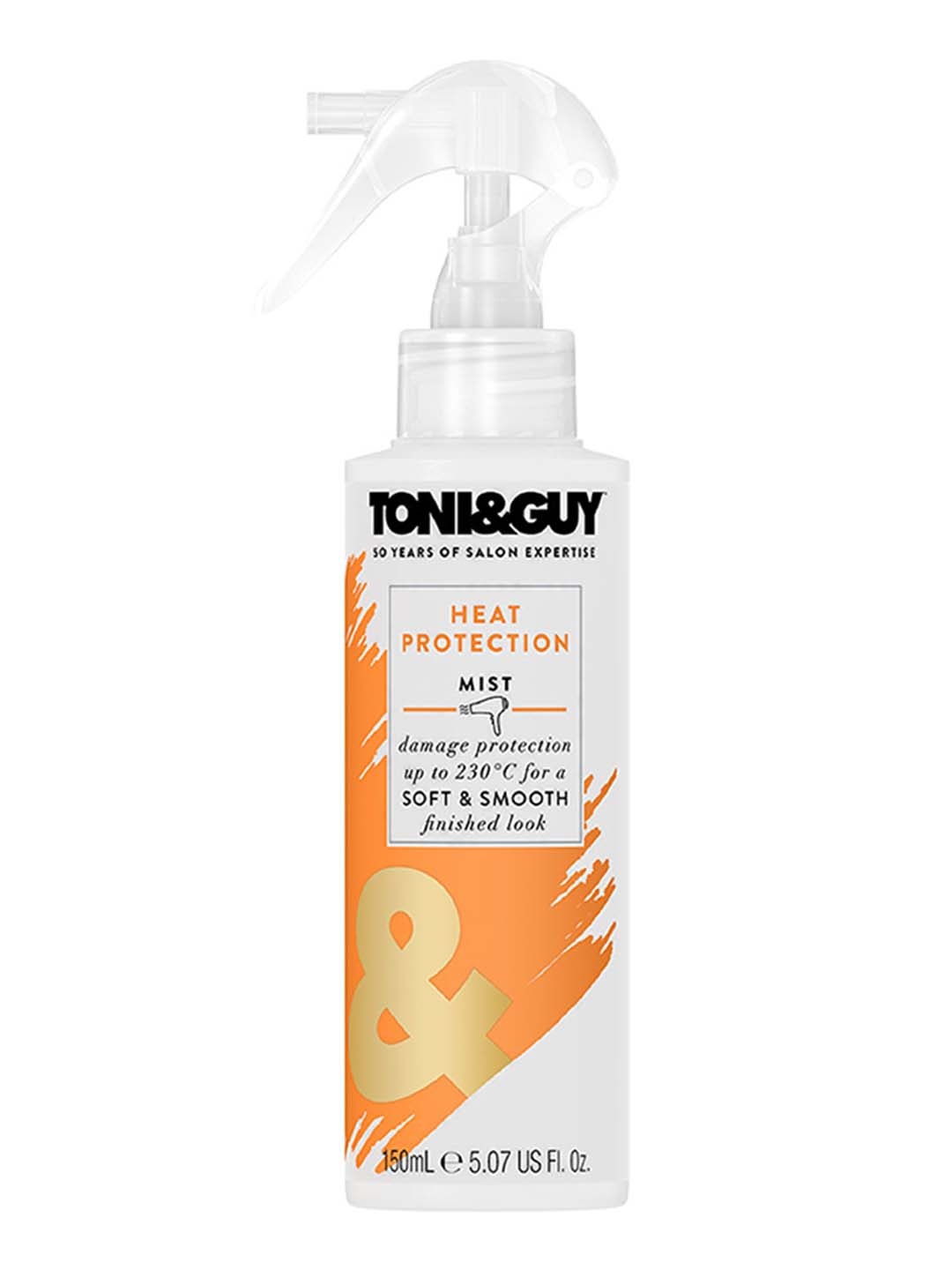 TONI & GUY Heat Protection Hair Mist for Damage Protection up to 230 Degrees - 150ml, White
TONI & GUY Heat Protection Hair Mist for Damage Protection up to 230 Degrees - 150ml, White