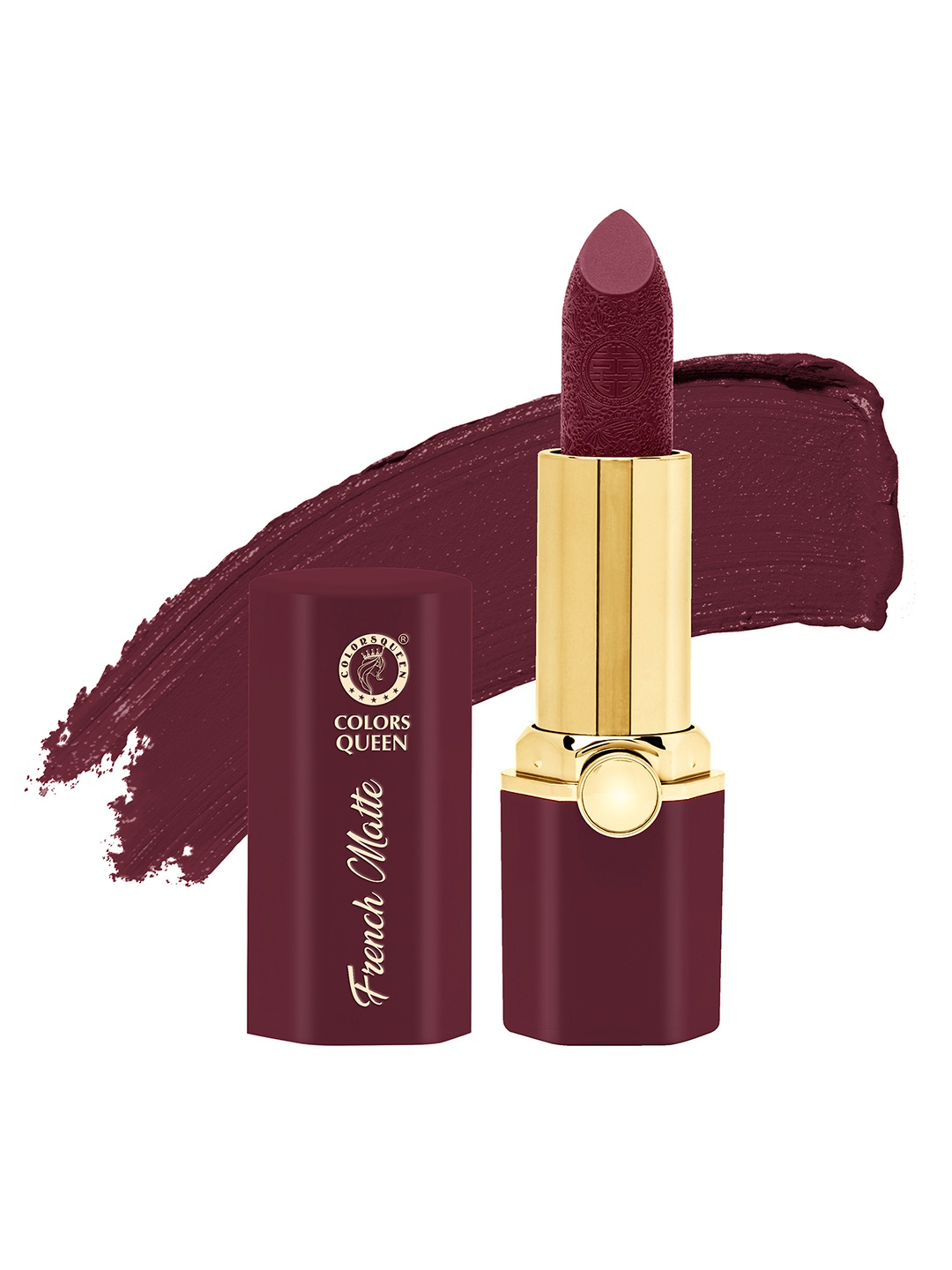 Colors Queen Long Lasting French Matte Non Transfer Waterproof Lipstick - Bridal Maroon 12
Colors Queen Long Lasting French Matte Non Transfer Waterproof Lipstick - Bridal Maroon 12