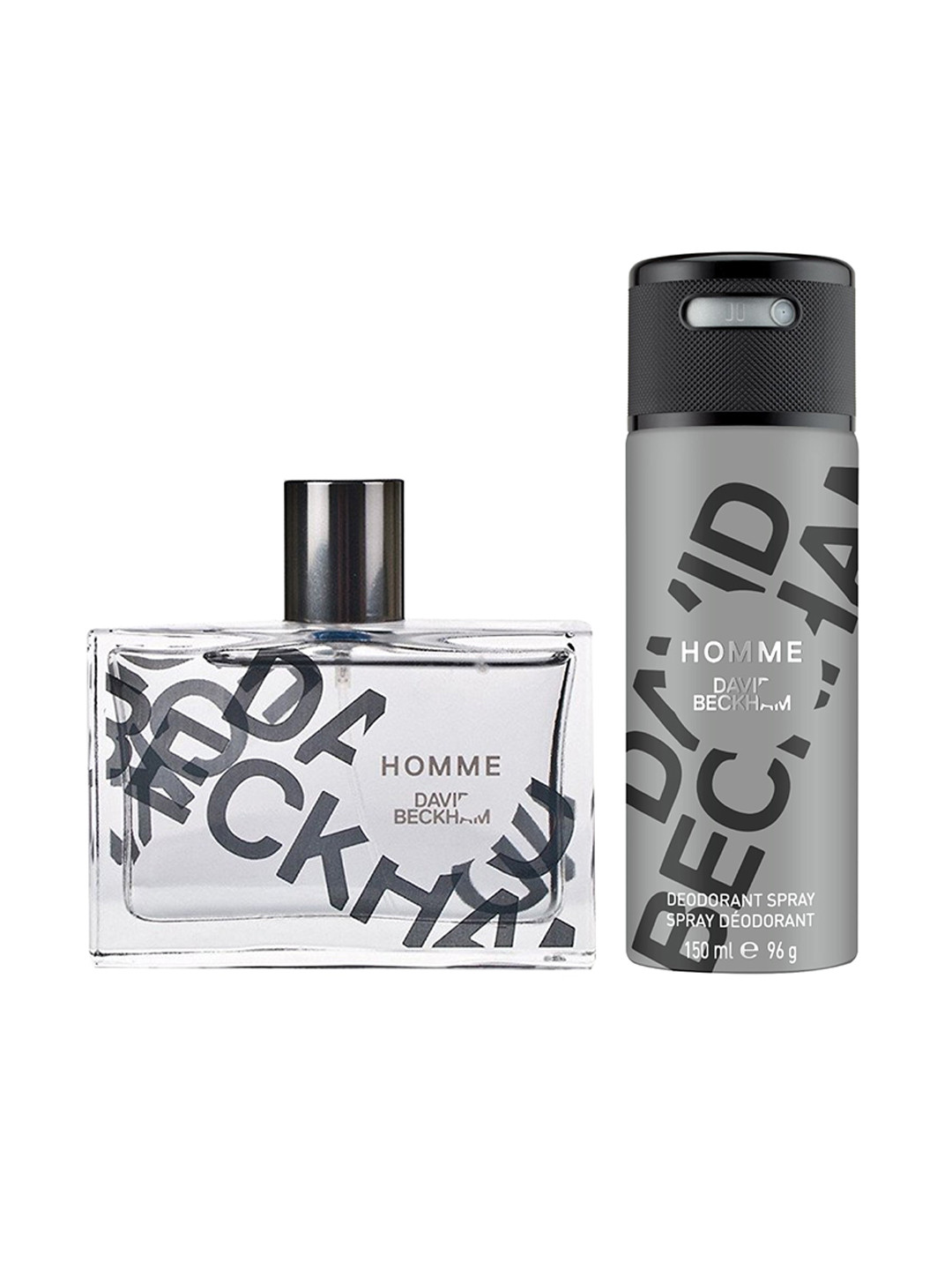 DAVID BECKHAM Men Set of Homme Eau de Toilette 75ml & Deodorant Spray 150ml, Grey
DAVID BECKHAM Men Set of Homme Eau de Toilette 75ml & Deodorant Spray 150ml, Grey