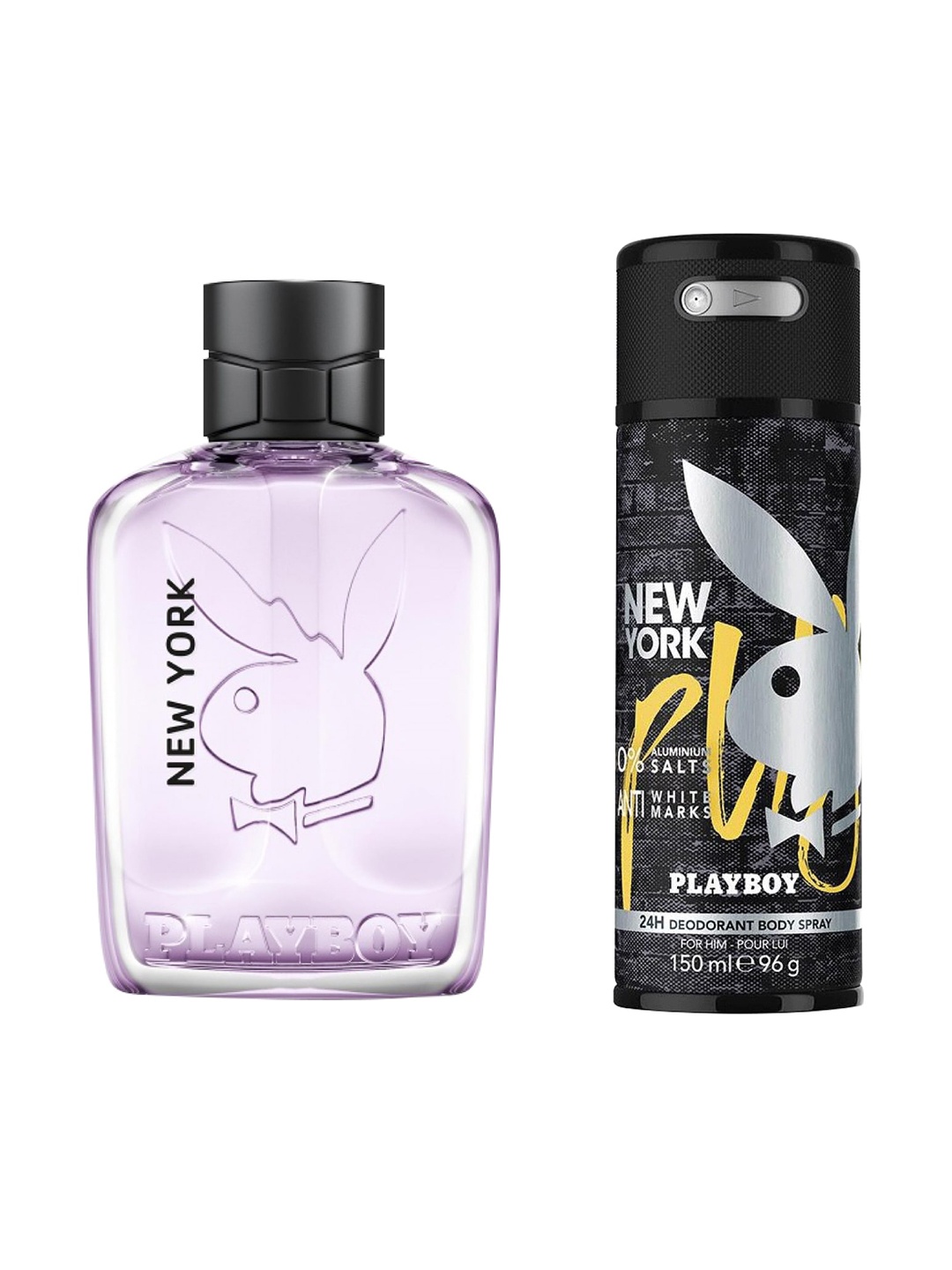 Playboy Men Eau de Toilette & Deodorant Spray, Transparent