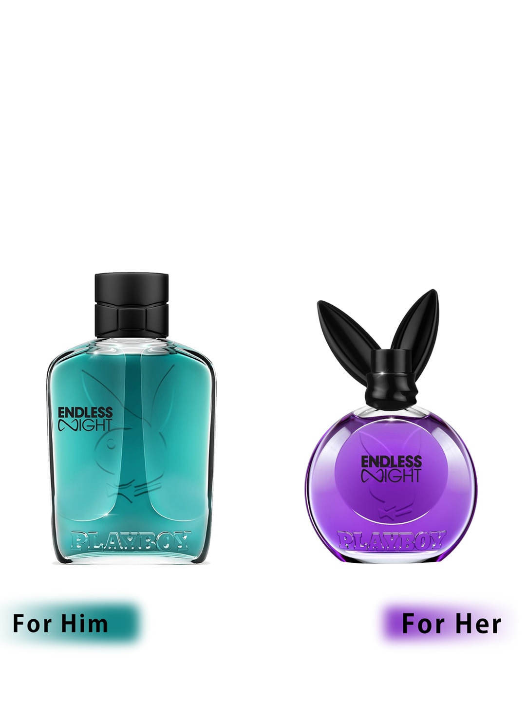 Playboy Endless Night Eau de Toilette Fragrance Gift Set for Him & Her - 190ml, Sea green
Playboy Endless Night Eau de Toilette Fragrance Gift Set for Him & Her - 190ml, Sea green