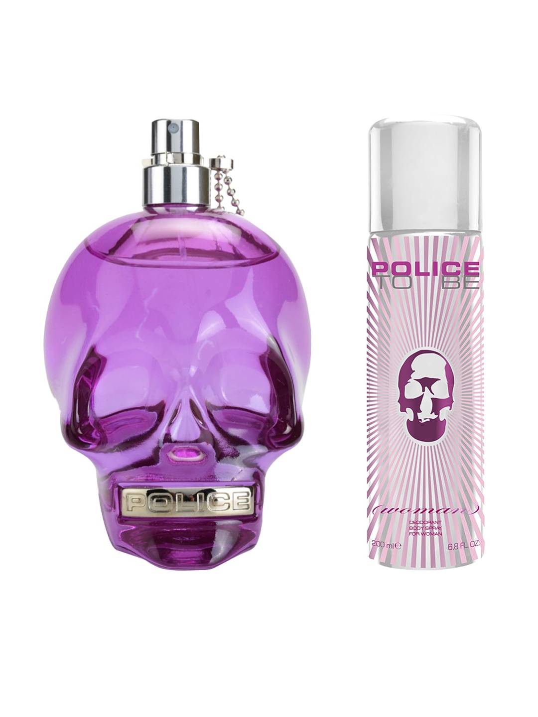 Police Women Set of To Be Eau de Toilette 125 ml & Deodorant Spray 200 ml, Purple
Police Women Set of To Be Eau de Toilette 125 ml & Deodorant Spray 200 ml, Purple