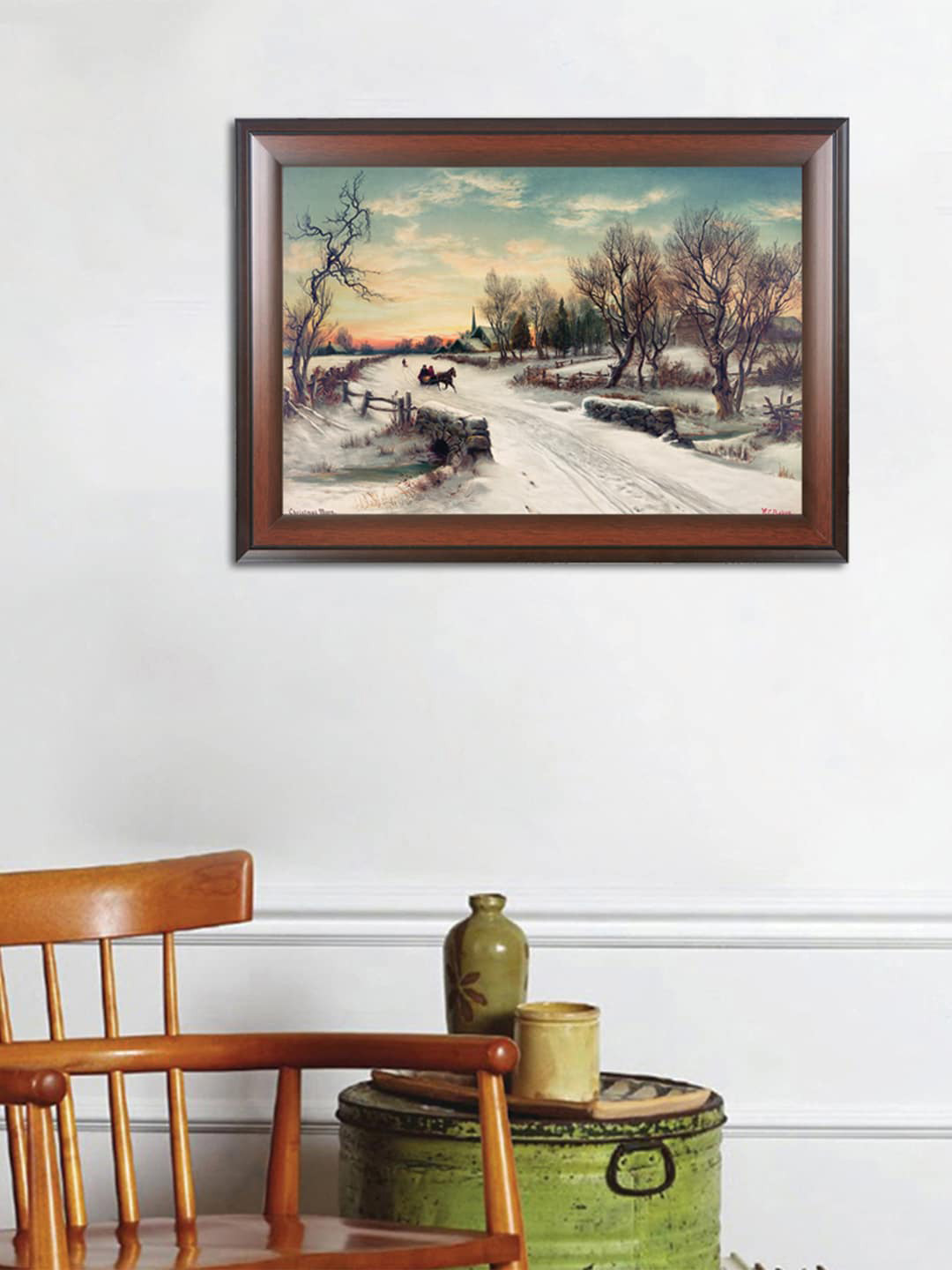 WENS Multi-Colored Village View Painting Frame Wall Art
WENS Multi-Colored Village View Painting Frame Wall Art