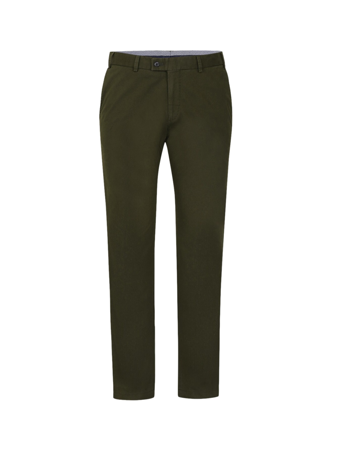 Hiltl Men Khaki Formal Trousers