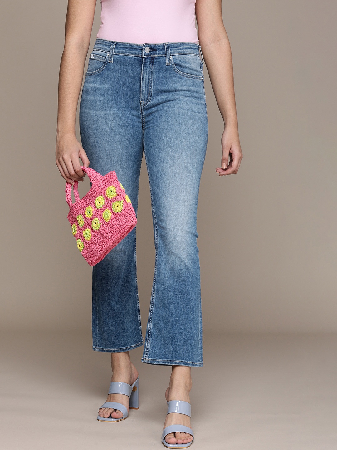 Calvin Klein Jeans Women Blue Slim Boot Fit High-Rise Light Fade Stretchable Jeans
Calvin Klein Jeans Women Blue Slim Boot Fit High-Rise Light Fade Stretchable Jeans
