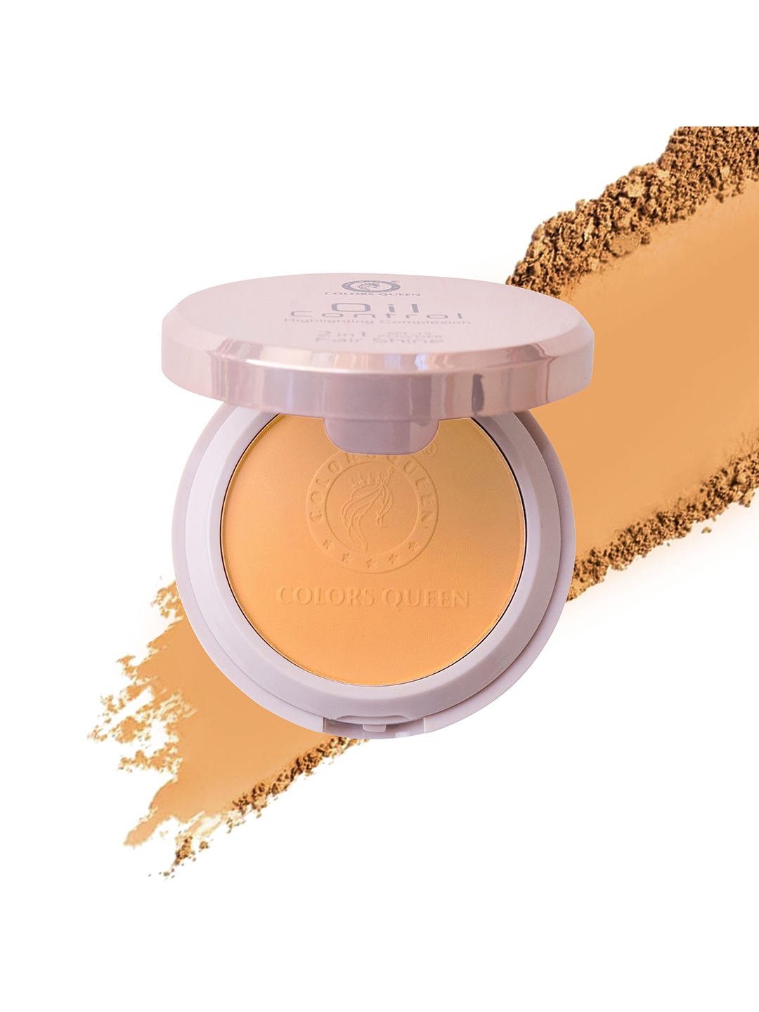Colors Queen Oil Control Highlighting Complexion 2-In-1 Compact with SPF15- Honey Beige 03
Colors Queen Oil Control Highlighting Complexion 2-In-1 Compact with SPF15- Honey Beige 03
