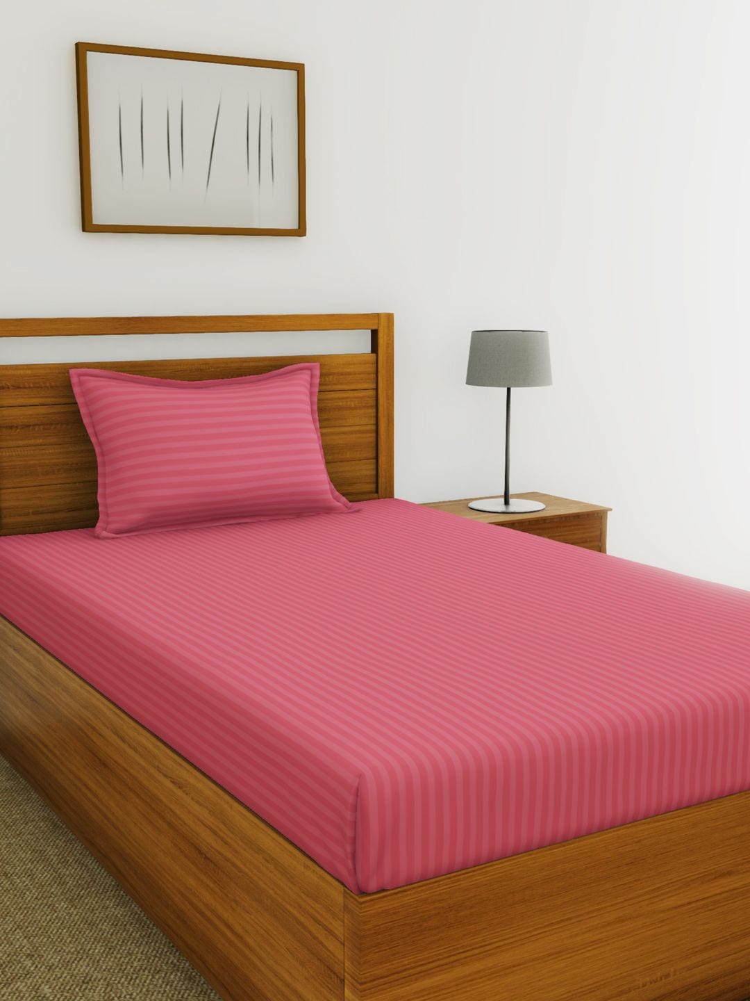 BIANCA Unisex Coral 210 TC Bedsheets