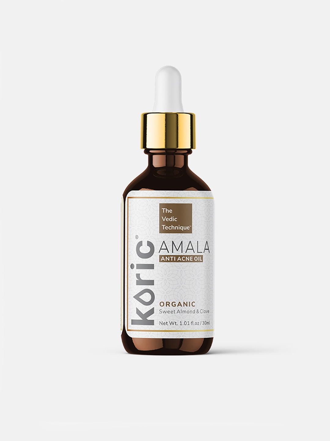 Koric Amala Resurfacing Anti-Acne Oil with Organic Sweet Almond & Clove - 30ml, Beige
Koric Amala Resurfacing Anti-Acne Oil with Organic Sweet Almond & Clove - 30ml, Beige