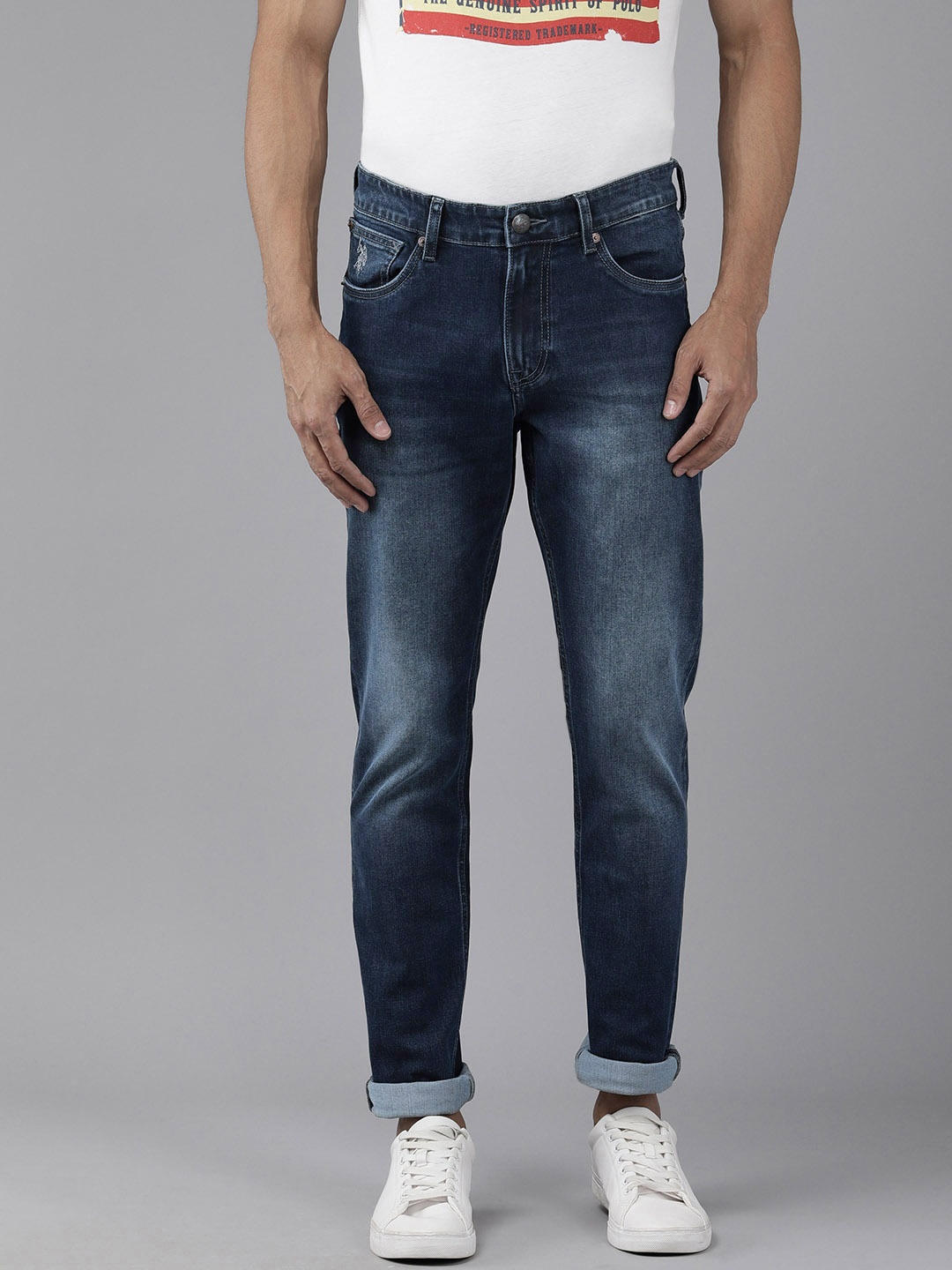 U S Polo Assn Denim Co Men Blue Brandon Slim Tapered Fit Light Fade Stretchable Jeans
U S Polo Assn Denim Co Men Blue Brandon Slim Tapered Fit Light Fade Stretchable Jeans