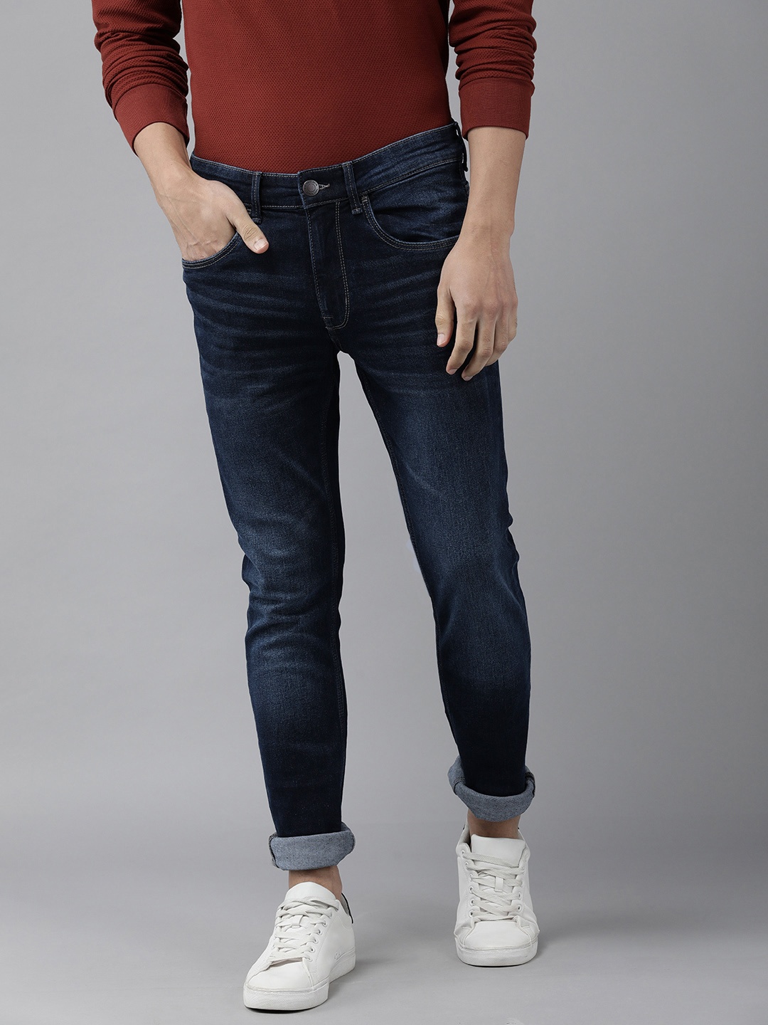 U S Polo Assn Denim Co Men Blue Regallo Skinny Fit Mid Rise Light Fade Stretchable Jeans
U S Polo Assn Denim Co Men Blue Regallo Skinny Fit Mid Rise Light Fade Stretchable Jeans