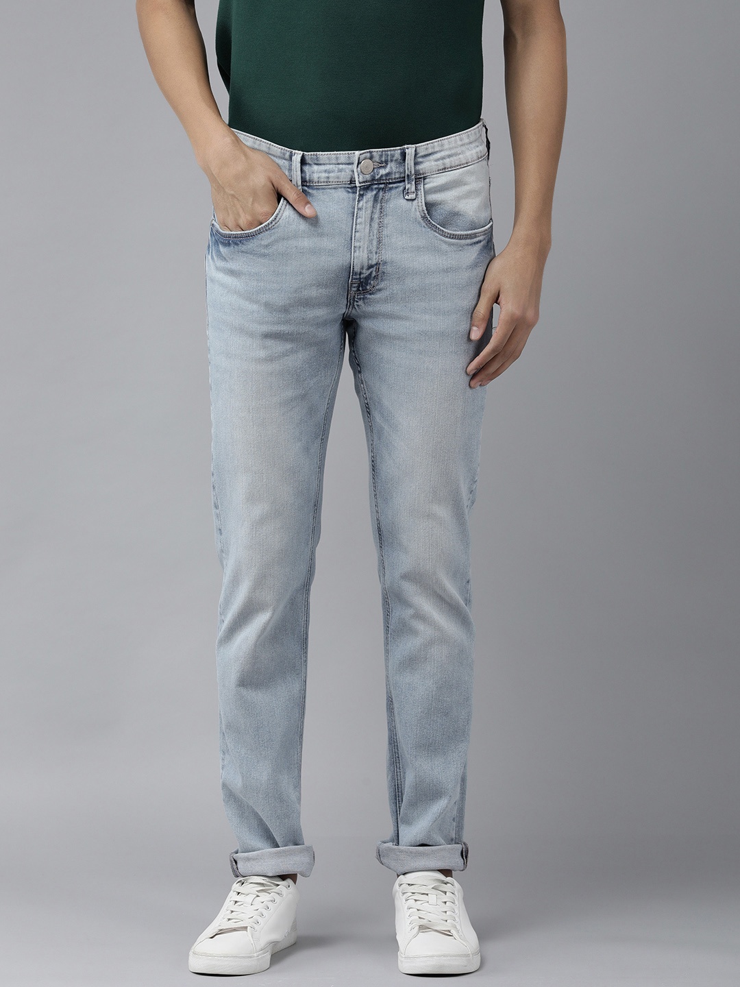 U S Polo Assn Denim Co Men Blue Regallo Skinny Fit Mid Rise Light Fade Stretchable Jeans
U S Polo Assn Denim Co Men Blue Regallo Skinny Fit Mid Rise Light Fade Stretchable Jeans