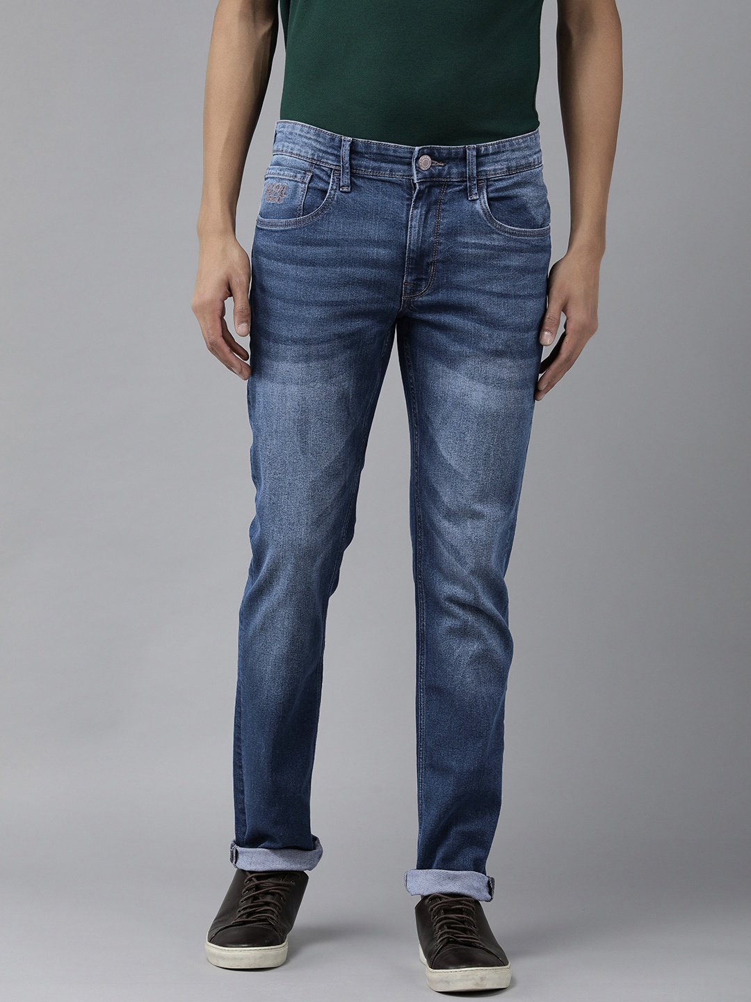 U S Polo Assn Denim Co Men Blue Regallo Skinny Fit Mid Rise Light Fade Stretchable Jeans
U S Polo Assn Denim Co Men Blue Regallo Skinny Fit Mid Rise Light Fade Stretchable Jeans