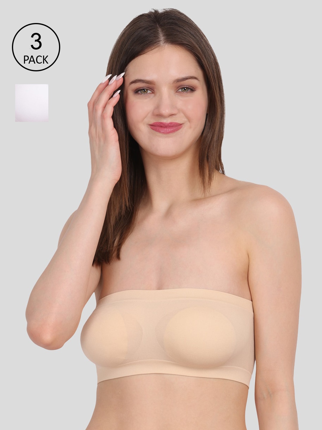 Amour Secret Women Multi Bra, Nude