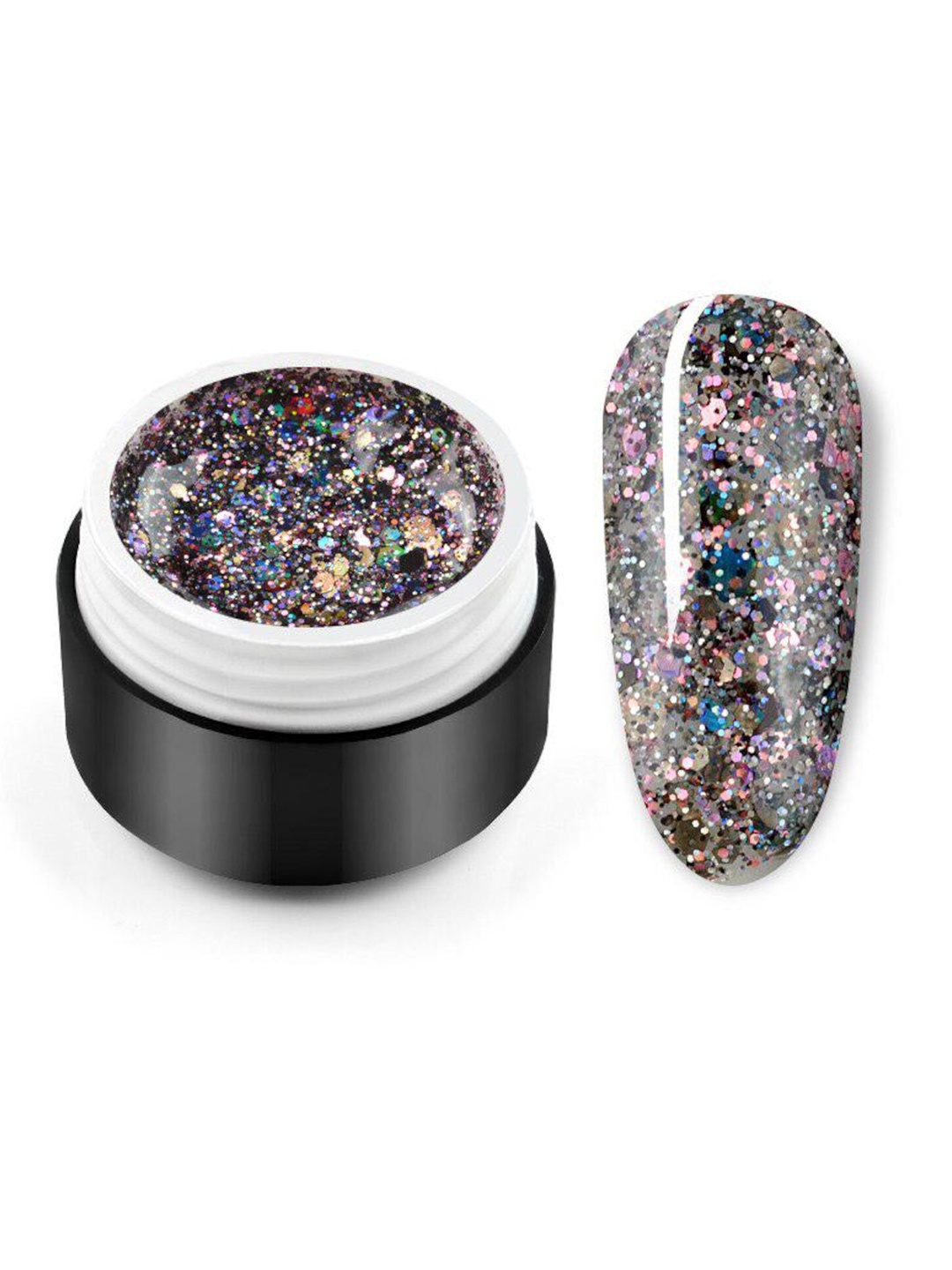 VENALISA Soak Off UV & LED Starry Sequin Gel Glitter Nail Polish 5 ml - Shade P62, Multi
VENALISA Soak Off UV & LED Starry Sequin Gel Glitter Nail Polish 5 ml - Shade P62, Multi
