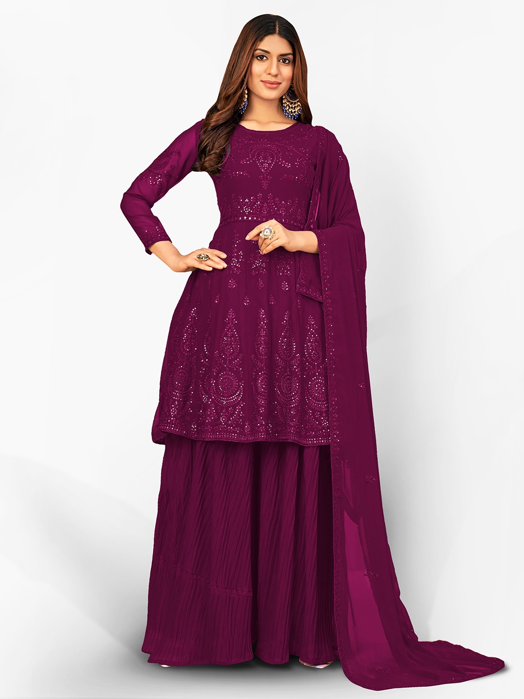 Divine International Trading Co Purple Sequins Embroidered Unstitched Dress Material
Divine International Trading Co Purple Sequins Embroidered Unstitched Dress Material