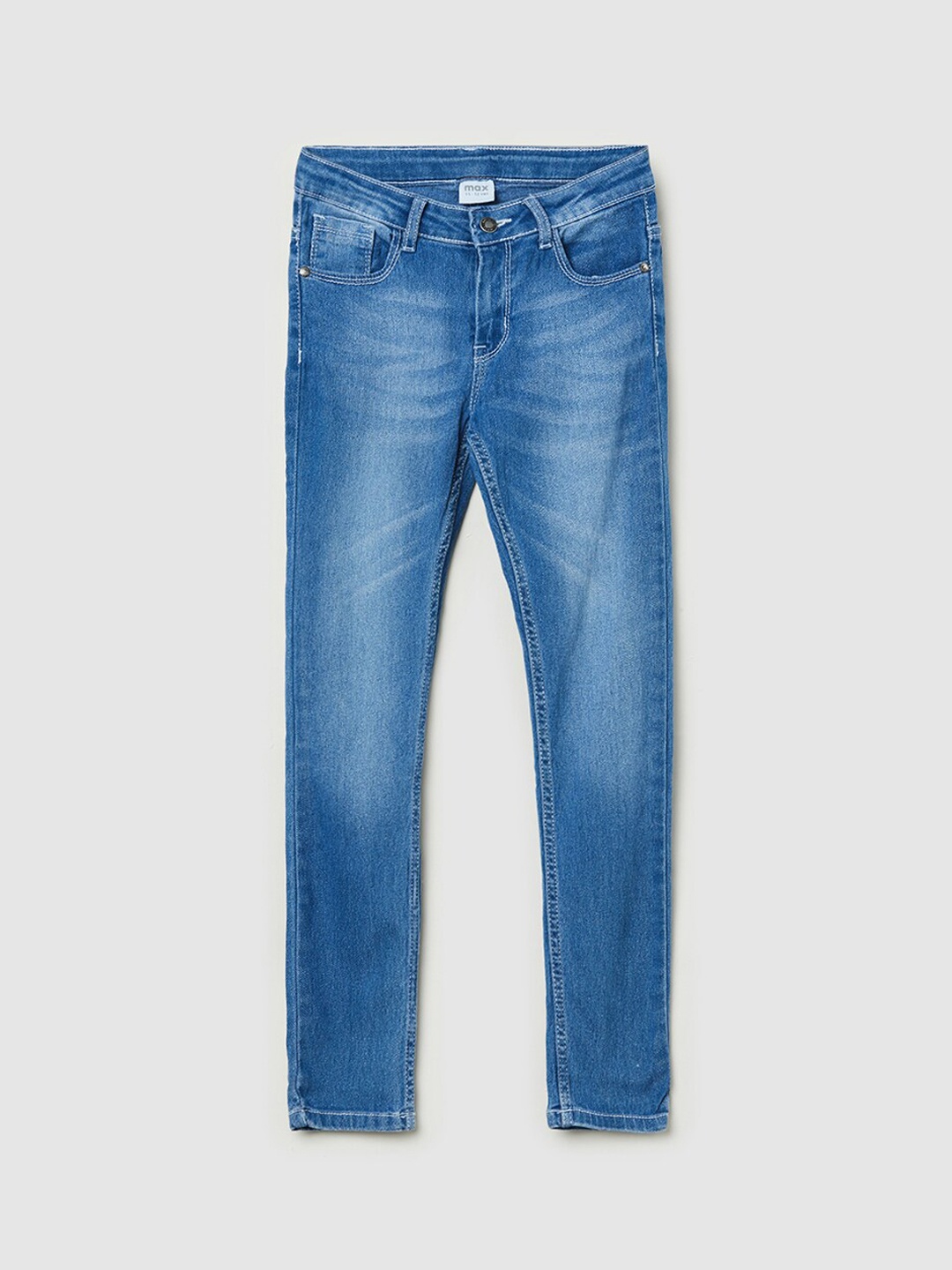max Girls Blue Light Fade Jeans