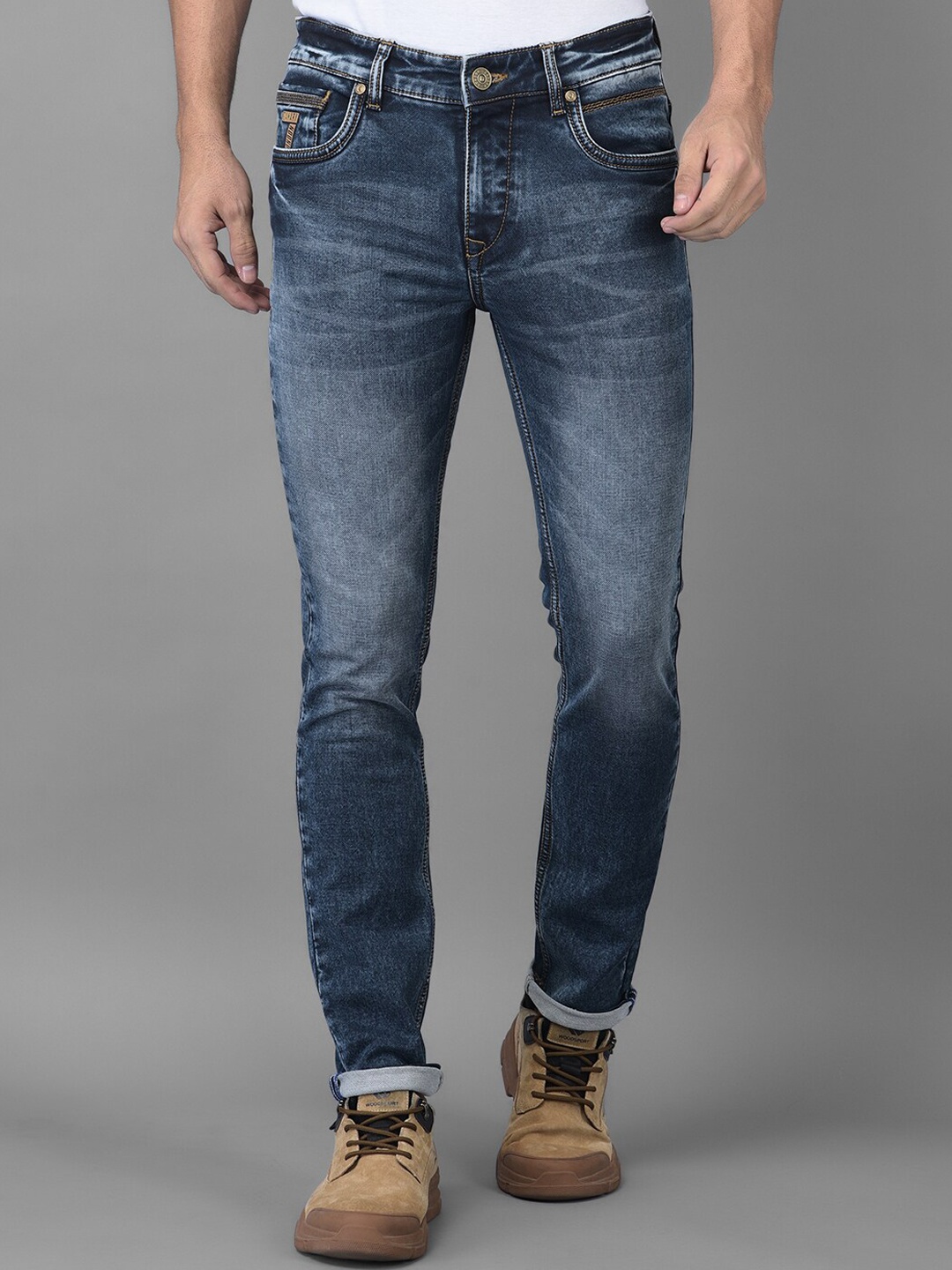 Canary London Men Blue Smart Slim Fit Low-Rise Heavy Fade Printed Stretchable Jeans
Canary London Men Blue Smart Slim Fit Low-Rise Heavy Fade Printed Stretchable Jeans