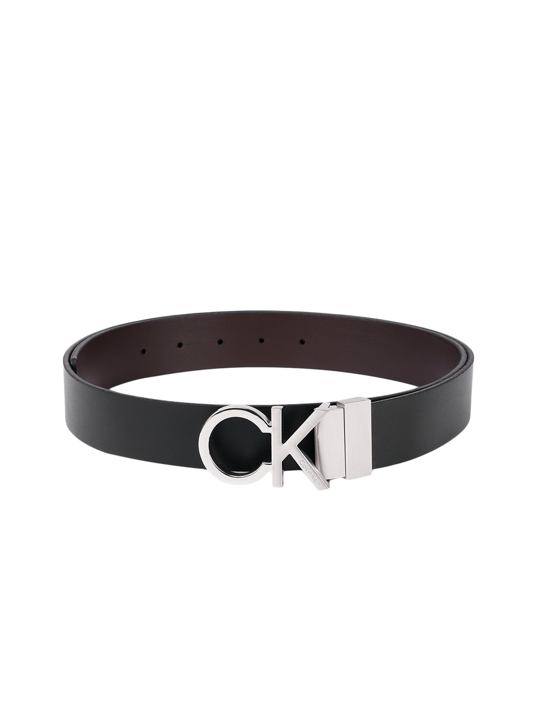 Calvin Klein Jeans Men Black & Brown Reversible Leather Belt
Calvin Klein Jeans Men Black & Brown Reversible Leather Belt