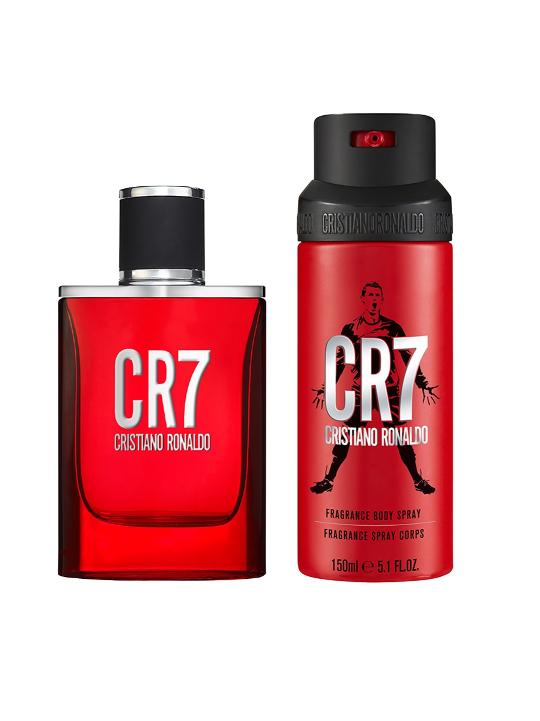 CRISTIANO RONALDO Men CR7 Deodorant Body Spray 150 ml & Eau De Toilette 100 ml, Red
CRISTIANO RONALDO Men CR7 Deodorant Body Spray 150 ml & Eau De Toilette 100 ml, Red