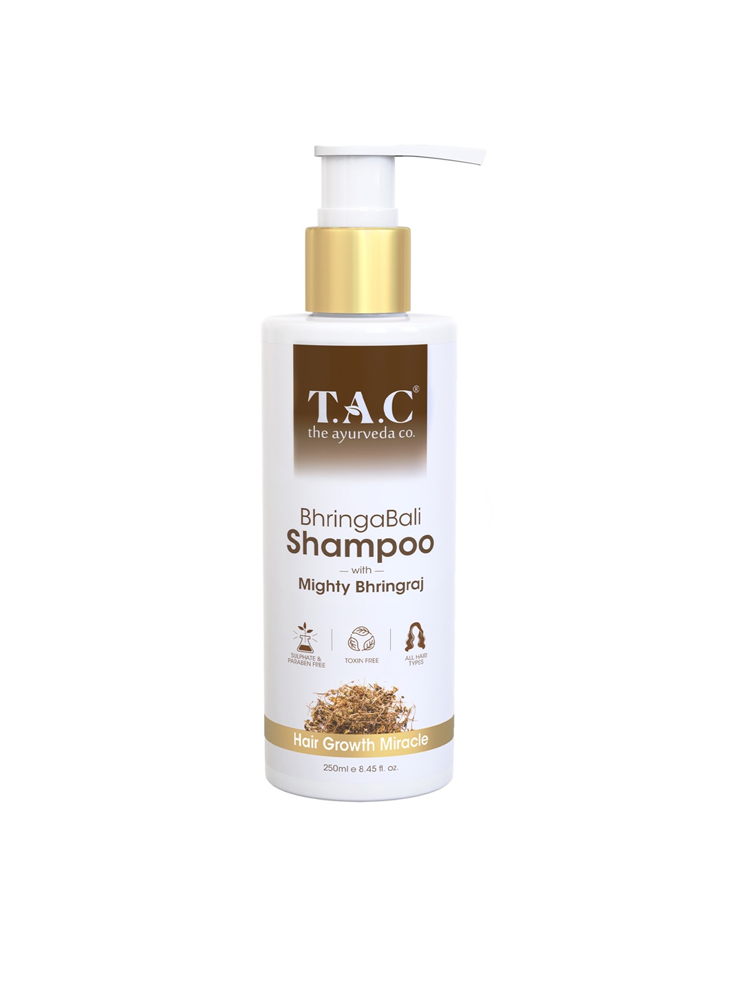 TAC - The Ayurveda Co. Amla Bhringabali Shampoo For Dandruff & Hair growth - 250ml, Na
TAC - The Ayurveda Co. Amla Bhringabali Shampoo For Dandruff & Hair growth - 250ml, Na