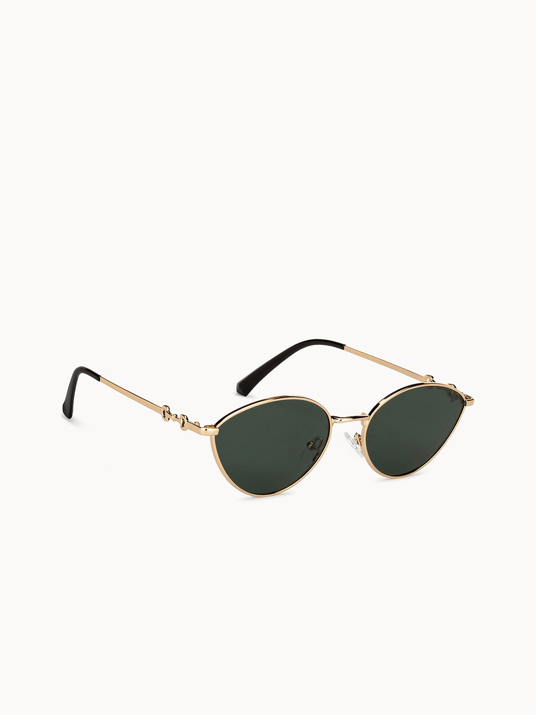 Vincent Chase Unisex Green Lens & Gold-Toned Cateye Sunglasses with Polarised and UV Protected Lens
Vincent Chase Unisex Green Lens & Gold-Toned Cateye Sunglasses with Polarised and UV Protected Lens
