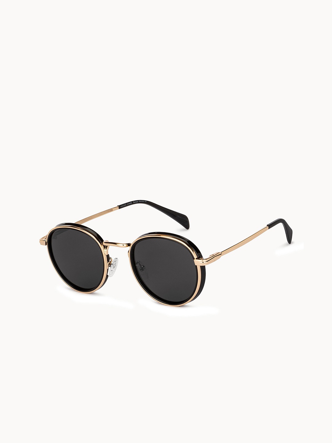 Vincent Chase Unisex Grey Lens & Gold-Toned Round Sunglasses with Polarised and UV Protected Lens
Vincent Chase Unisex Grey Lens & Gold-Toned Round Sunglasses with Polarised and UV Protected Lens