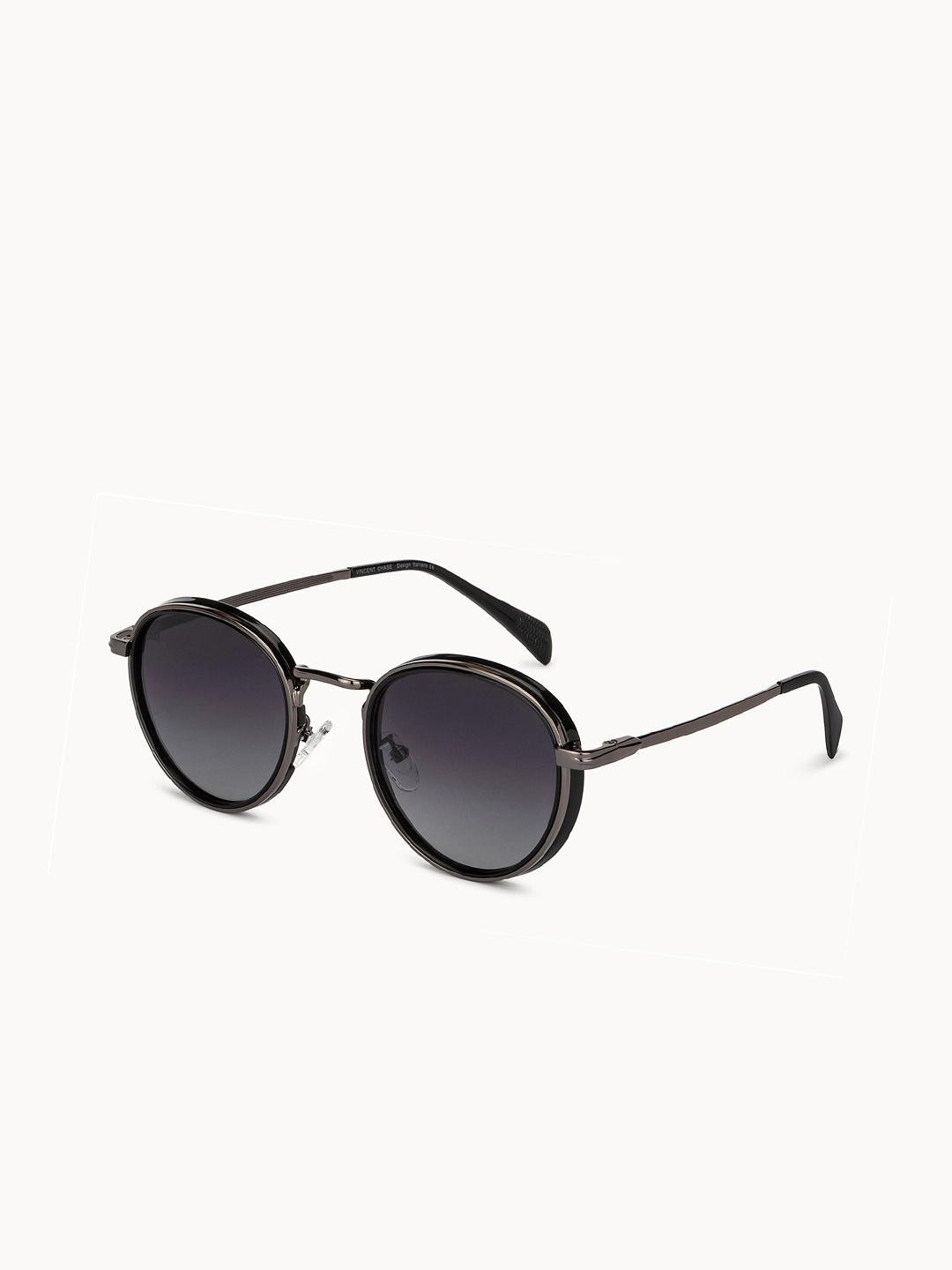 Vincent Chase Unisex Grey Lens & Gunmetal-Toned Round Sunglasses with Polarised and UV Protected Lens
Vincent Chase Unisex Grey Lens & Gunmetal-Toned Round Sunglasses with Polarised and UV Protected Lens