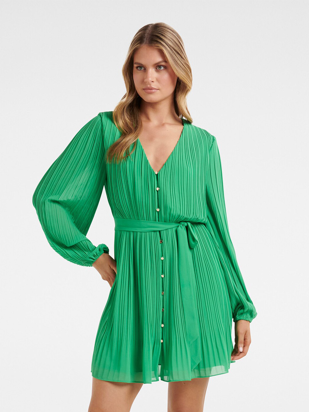 Forever New Green A-Line Dress 
Forever New Green A-Line Dress