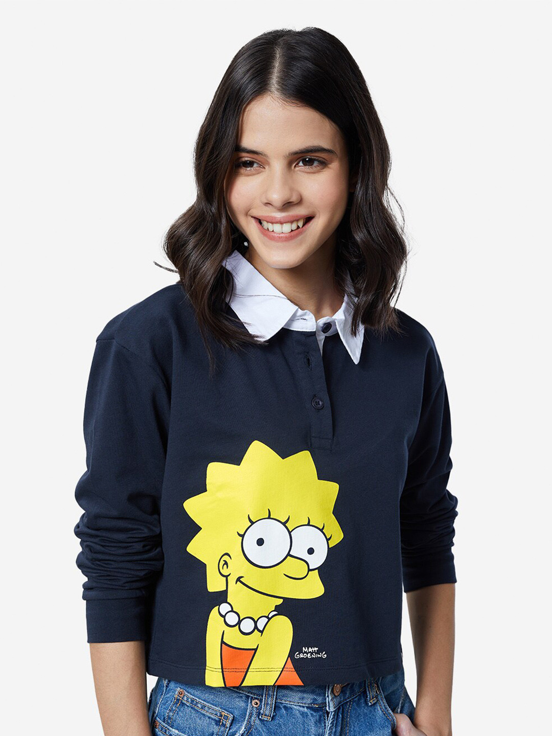 The Souled Store Women Black Printed Boxy T-shirt
The Souled Store Women Black Printed Boxy T-shirt