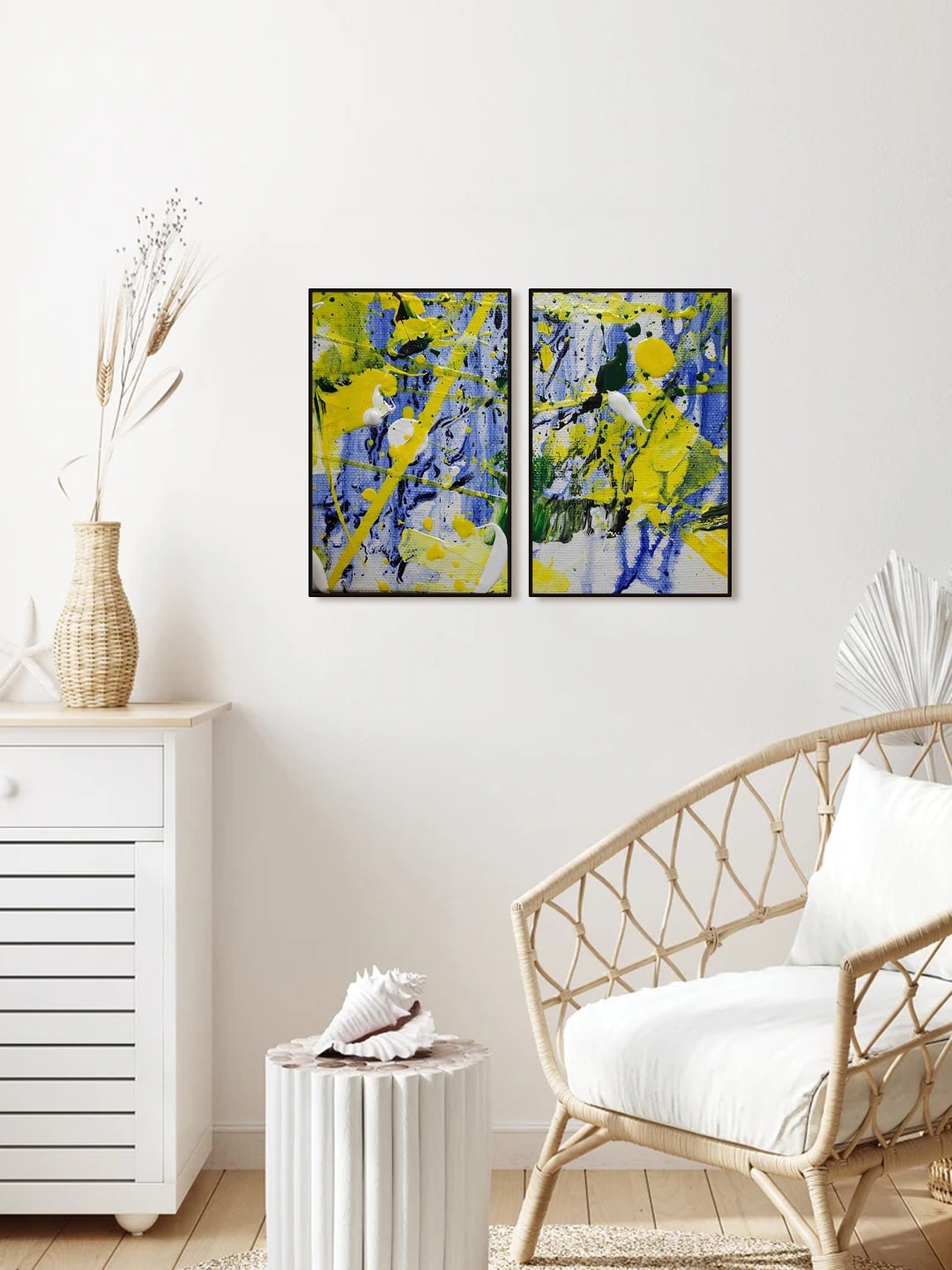 999Store Set Of 2 Blue & Green Printed Modern Contemporary Abstract Painting Wall Art
999Store Set Of 2 Blue & Green Printed Modern Contemporary Abstract Painting Wall Art