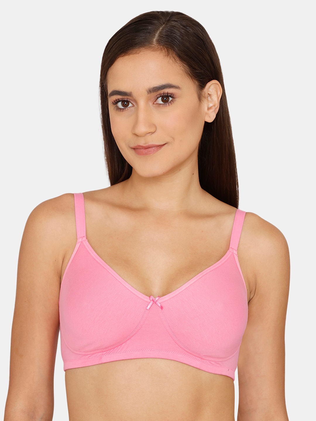 Zivame Women Pink Non Padded Bra