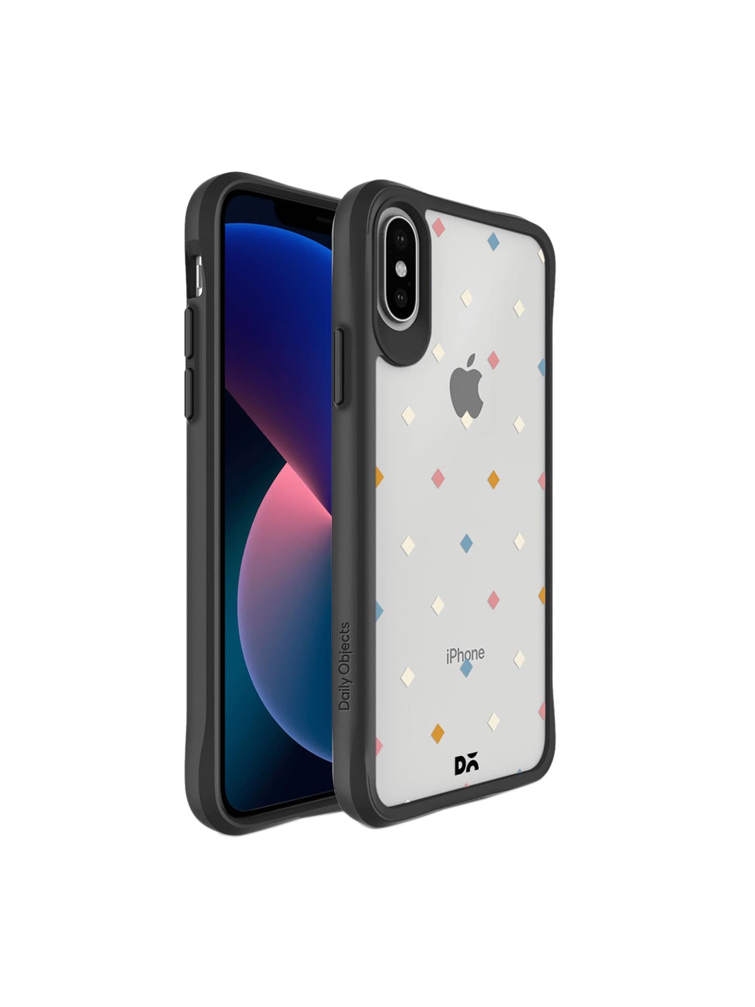 DailyObjects Black & White Party Poppers Printed iPhone XS Back Case