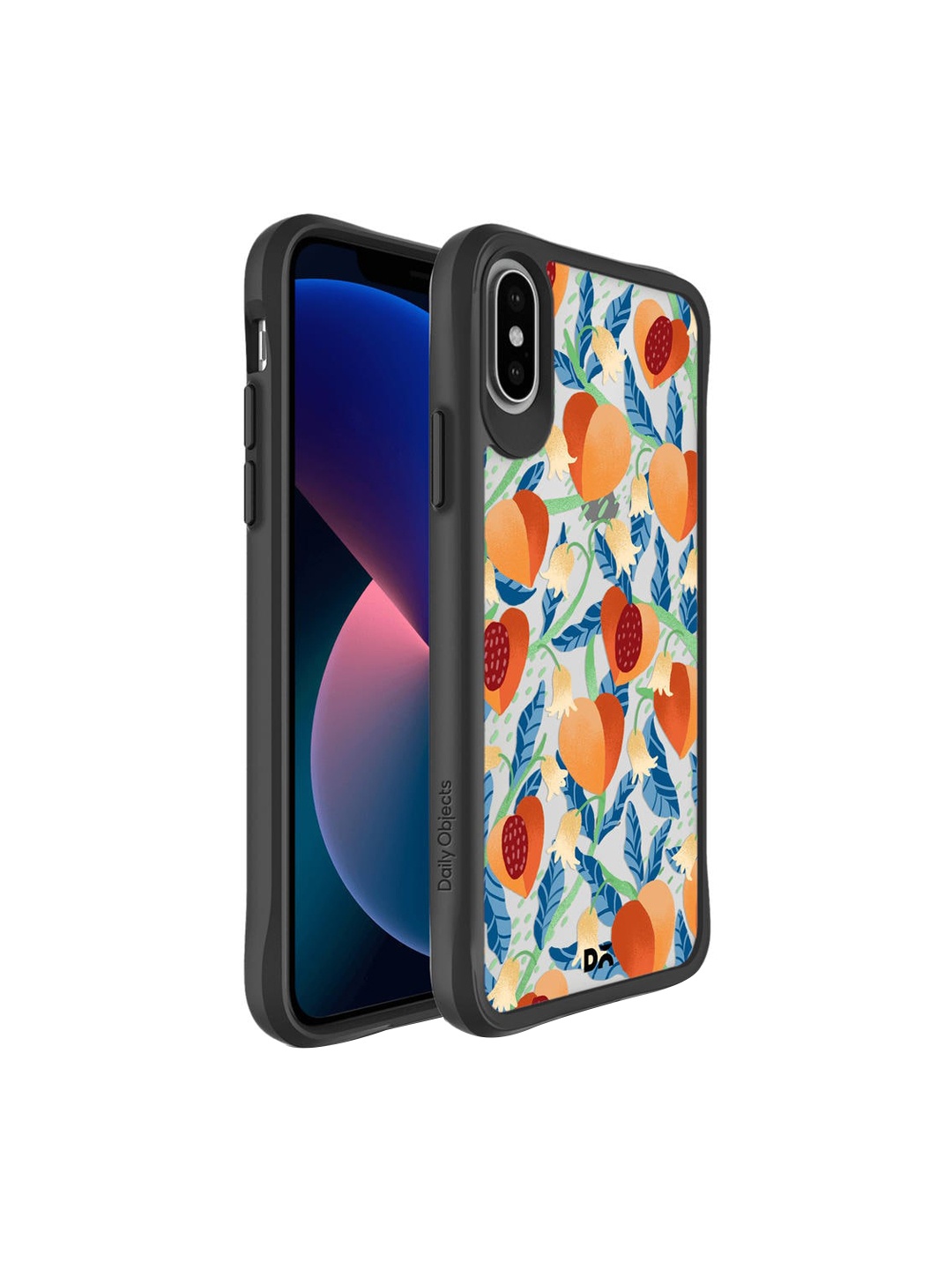 DailyObjects Black & Peach-Coloured Peachy Peaches Hybrid Clear iPhone XS Max Back Case
DailyObjects Black & Peach-Coloured Peachy Peaches Hybrid Clear iPhone XS Max Back Case