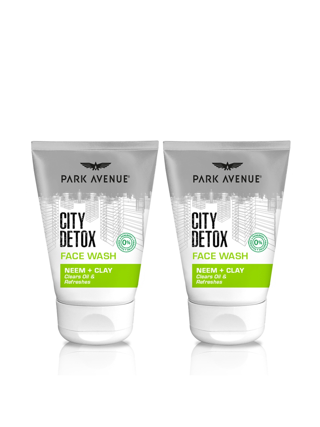 Park Avenue Set of 2 Paraben Free City Detox Face Wash with Neem + Clay - 100 g Each, Grey
Park Avenue Set of 2 Paraben Free City Detox Face Wash with Neem + Clay - 100 g Each, Grey