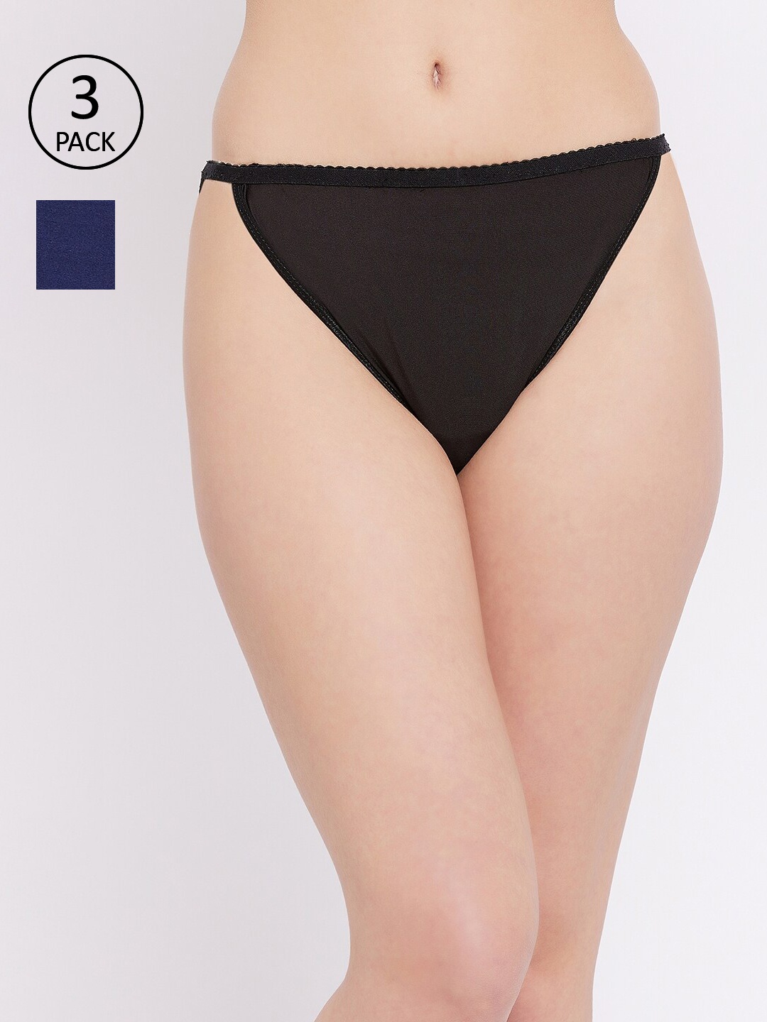 SECRETS BY ZEROKAATA Women Pack of 3 Solid Low-Rise Hipster Briefs SZPO3PTY50031, Assorted
SECRETS BY ZEROKAATA Women Pack of 3 Solid Low-Rise Hipster Briefs SZPO3PTY50031, Assorted
