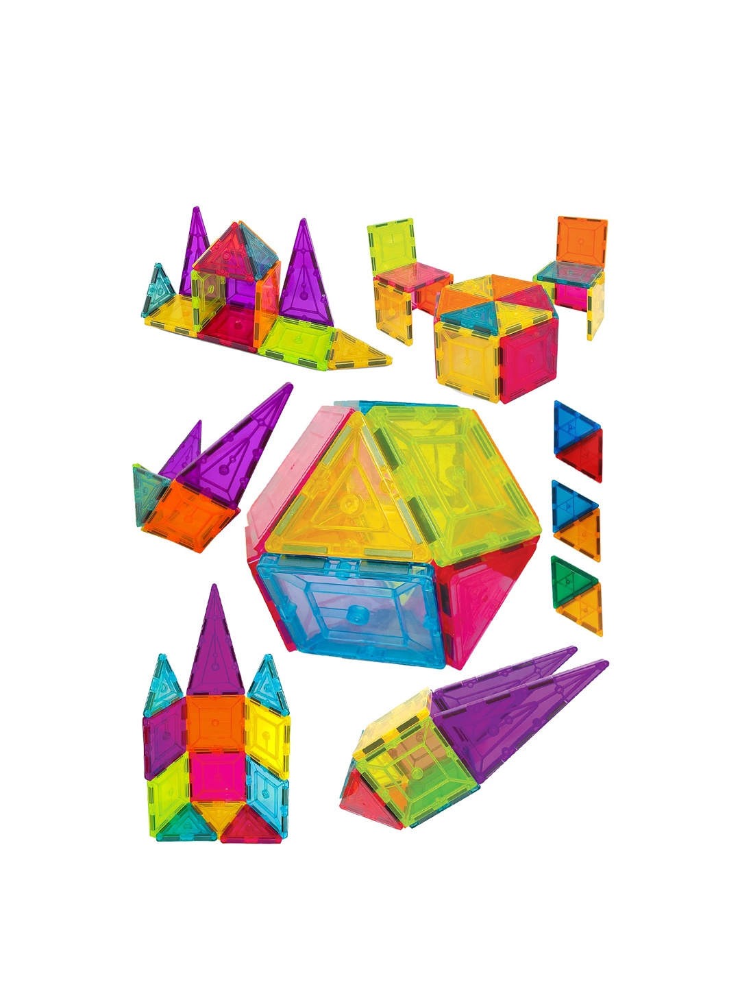 WEMBLEY Kids Set of 30 Magnetic Building Tiles Constructing Creative Learning and Toy, Multi
WEMBLEY Kids Set of 30 Magnetic Building Tiles Constructing Creative Learning and Toy, Multi