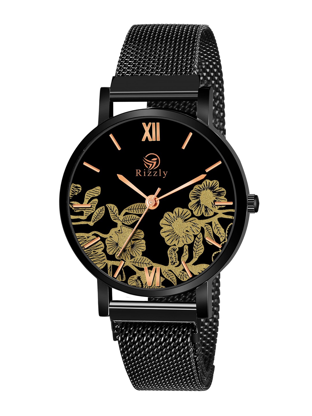 Septem Women Green Printed Dial & Black Stainless Steel Bracelet Style Straps Analogue Watch
Septem Women Green Printed Dial & Black Stainless Steel Bracelet Style Straps Analogue Watch