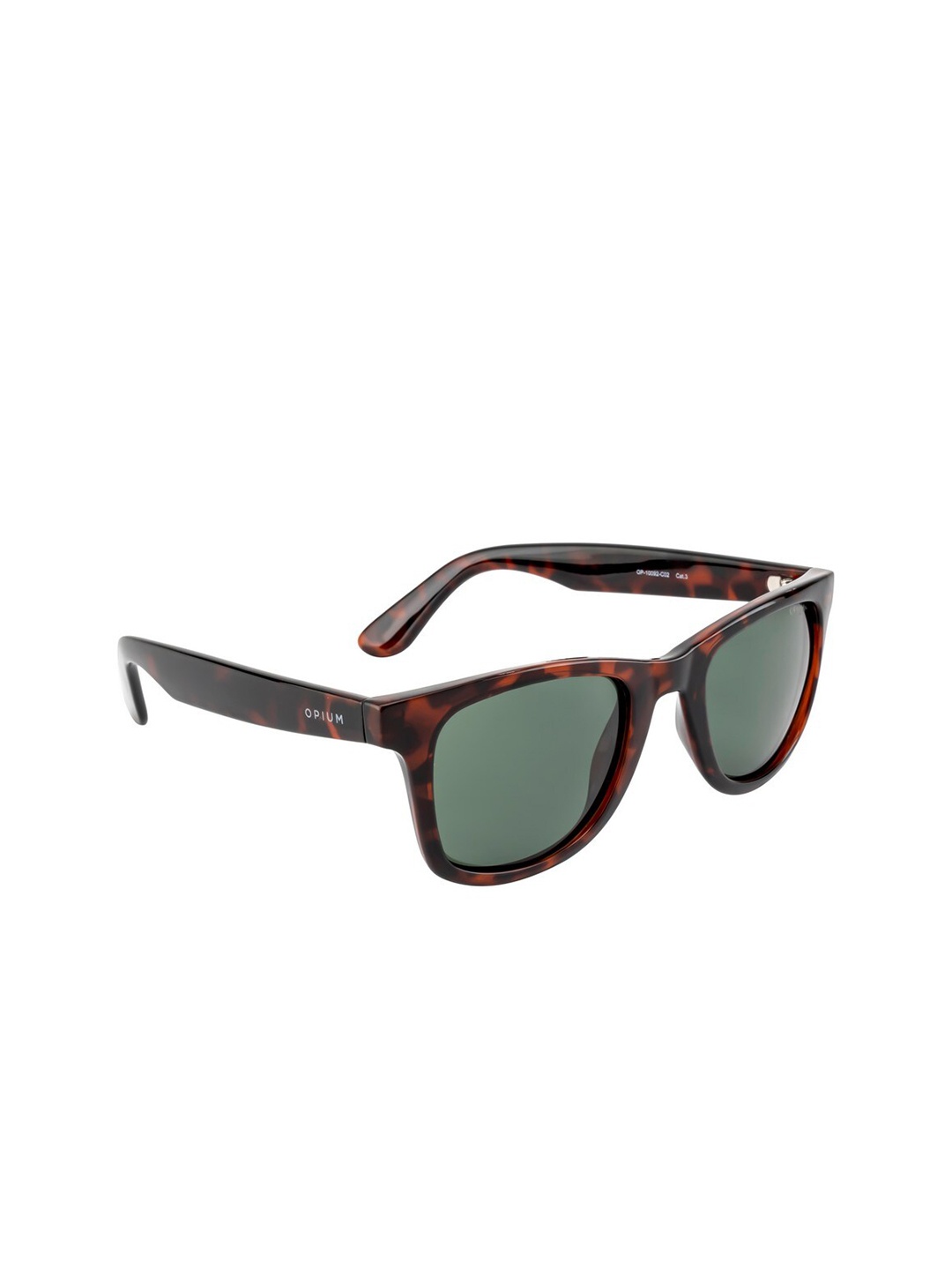 OPIUM Men Green Lens & Brown Wayfarer Sunglasses with Polarised and UV Protected Lens
OPIUM Men Green Lens & Brown Wayfarer Sunglasses with Polarised and UV Protected Lens