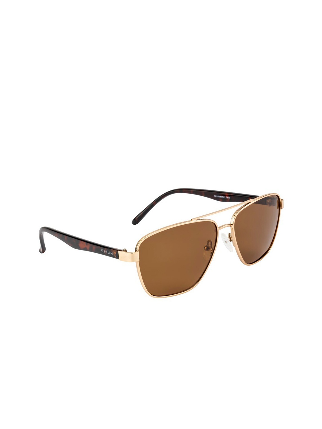 OPIUM Men Brown Lens & Gold-Toned Square Sunglasses with Polarised and UV Protected Lens
OPIUM Men Brown Lens & Gold-Toned Square Sunglasses with Polarised and UV Protected Lens