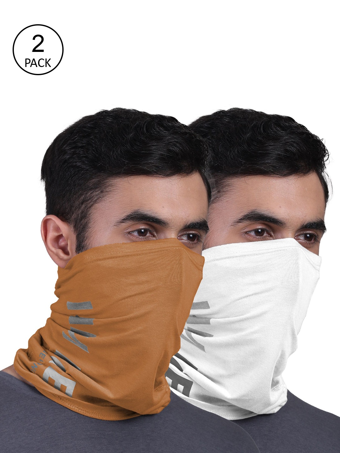 FREECULTR Pack of 2 Anti Microbial Multipurpose Bandana Headband Cloth Face Mask, Multi
FREECULTR Pack of 2 Anti Microbial Multipurpose Bandana Headband Cloth Face Mask, Multi