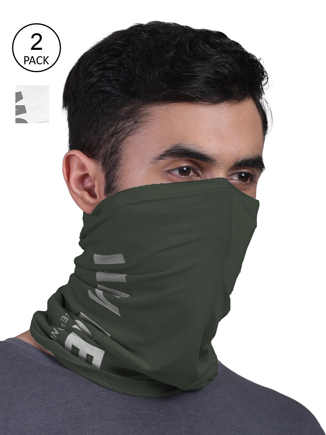 FREECULTR Unisex Pack Of 2 White & Green Printed Anti Microbial Bamboo Bandana Headband
FREECULTR Unisex Pack Of 2 White & Green Printed Anti Microbial Bamboo Bandana Headband