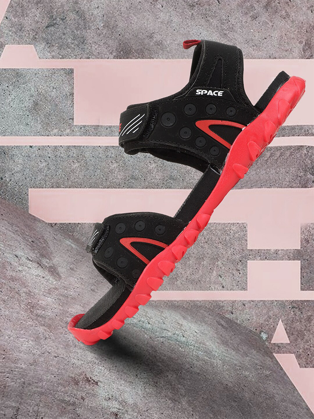 Space Men Black & Red Sports Sandals
Space Men Black & Red Sports Sandals
