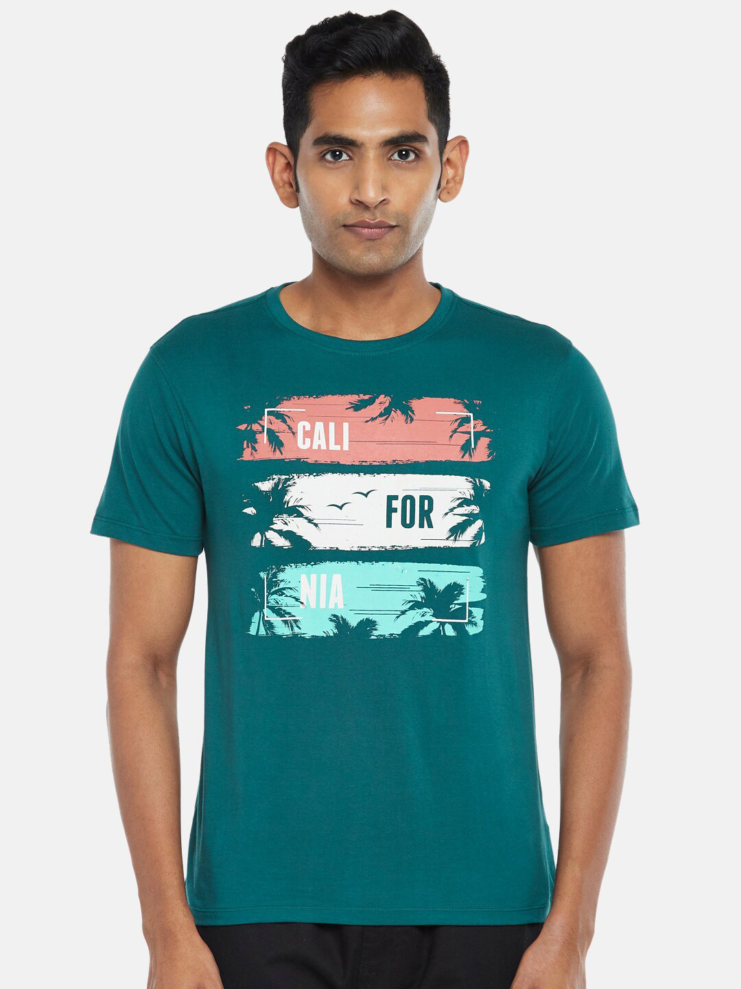 Urban Ranger by pantaloons Men Teal Printed Slim Fit T-shirt
Urban Ranger by pantaloons Men Teal Printed Slim Fit T-shirt