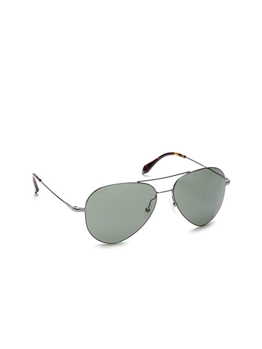 Titan Unisex Green Lens & Gunmetal-Toned Aviator Sunglasses with UV Protection-GM315GR1N, Grey
Titan Unisex Green Lens & Gunmetal-Toned Aviator Sunglasses with UV Protection-GM315GR1N, Grey