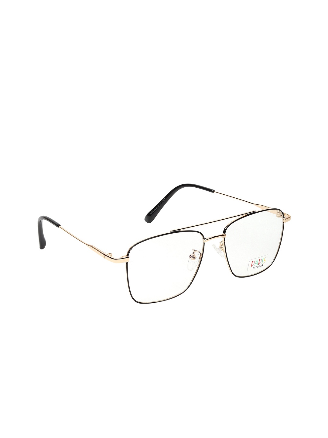CRIBA Unisex Clear Lens & Black Aviator Sunglasses with UV Protected Lens, Transparent
CRIBA Unisex Clear Lens & Black Aviator Sunglasses with UV Protected Lens, Transparent