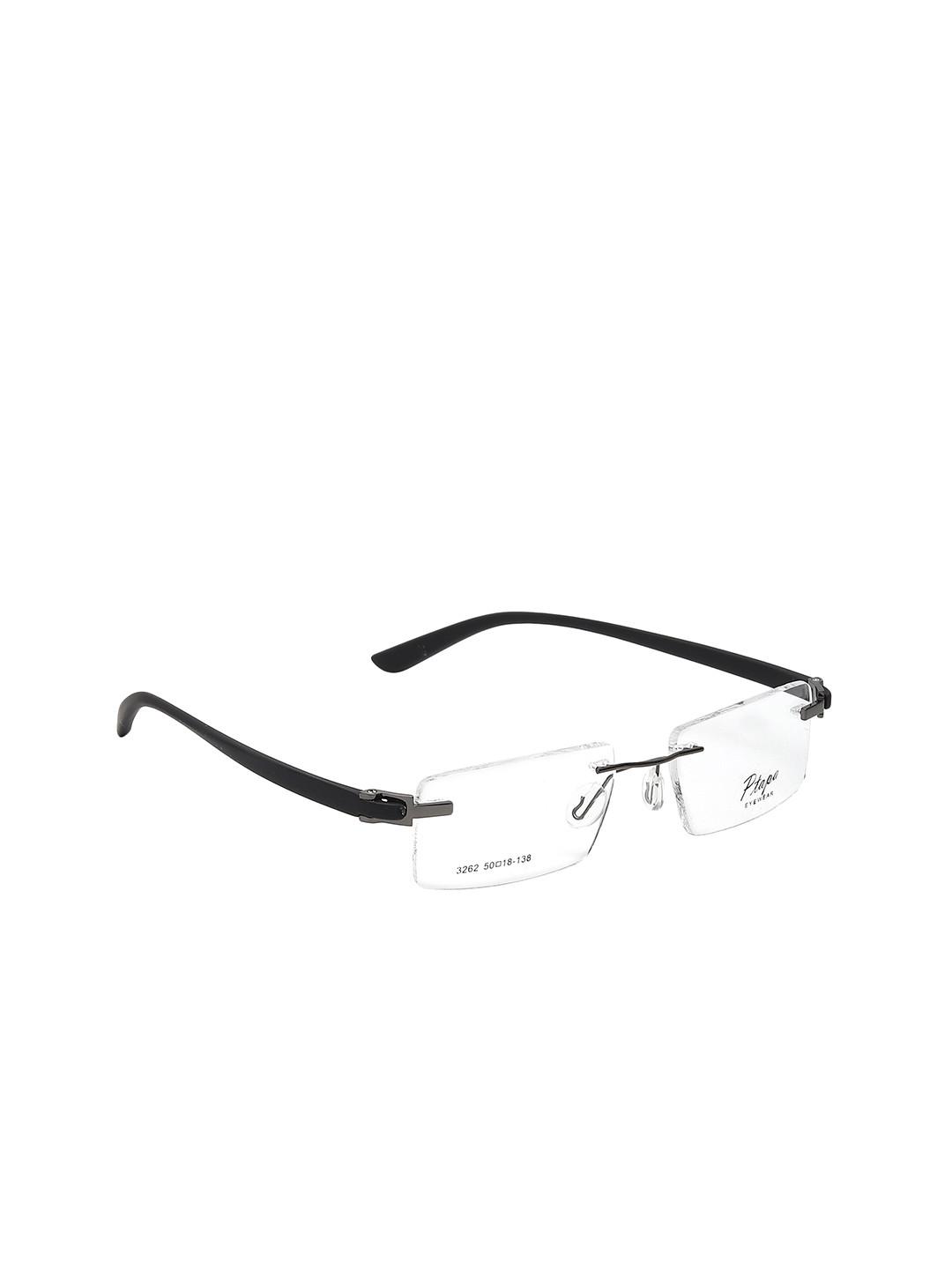 CRIBA Unisex Clear Lens & Black Square Sunglasses with UV Protected Lens RIMLESS RUBR_CLR_CR-Clear, Transparent
CRIBA Unisex Clear Lens & Black Square Sunglasses with UV Protected Lens RIMLESS RUBR_CLR_CR-Clear, Transparent