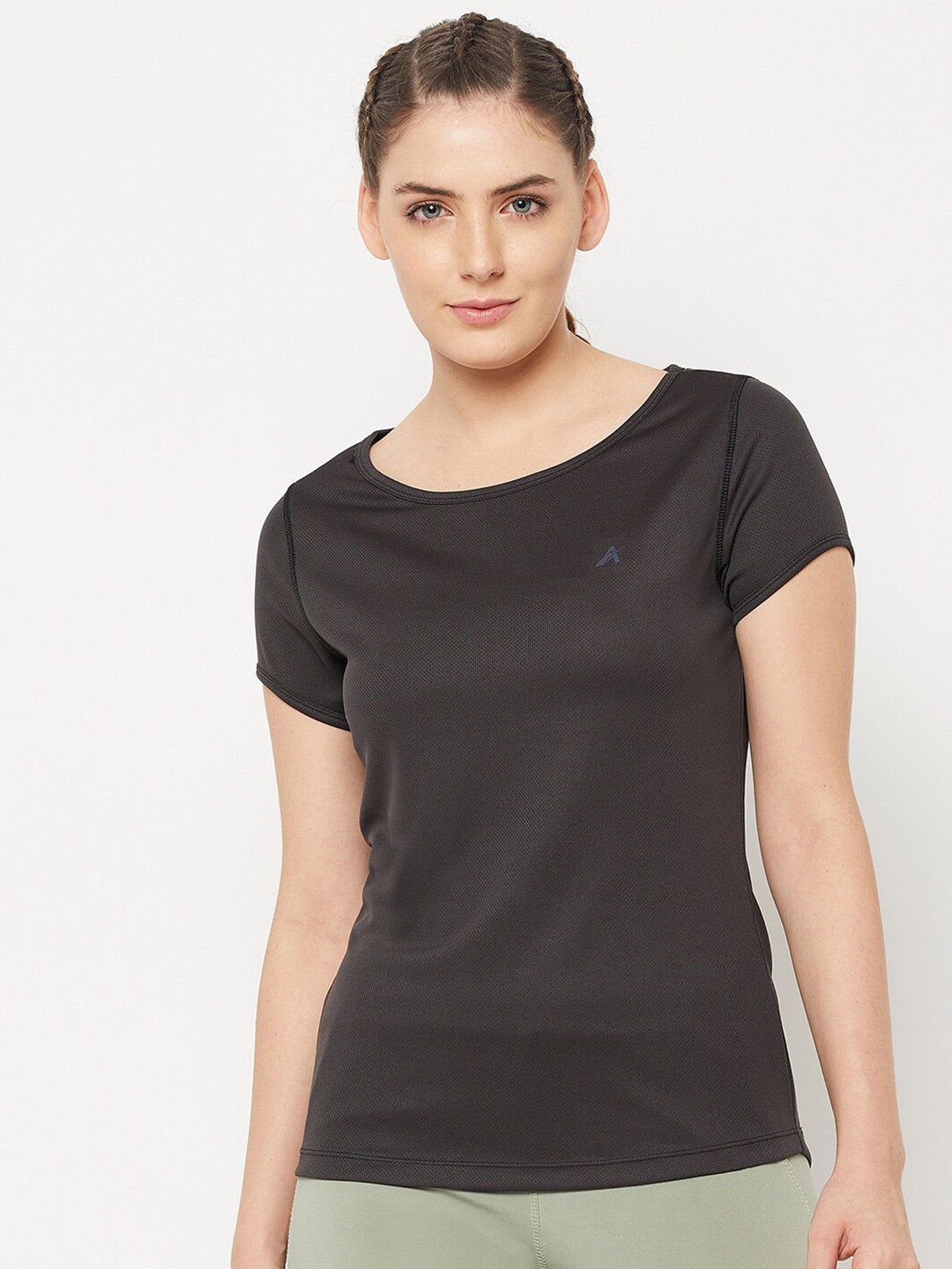 ATHLISIS Women Black Slim Fit Running T-shirt
ATHLISIS Women Black Slim Fit Running T-shirt