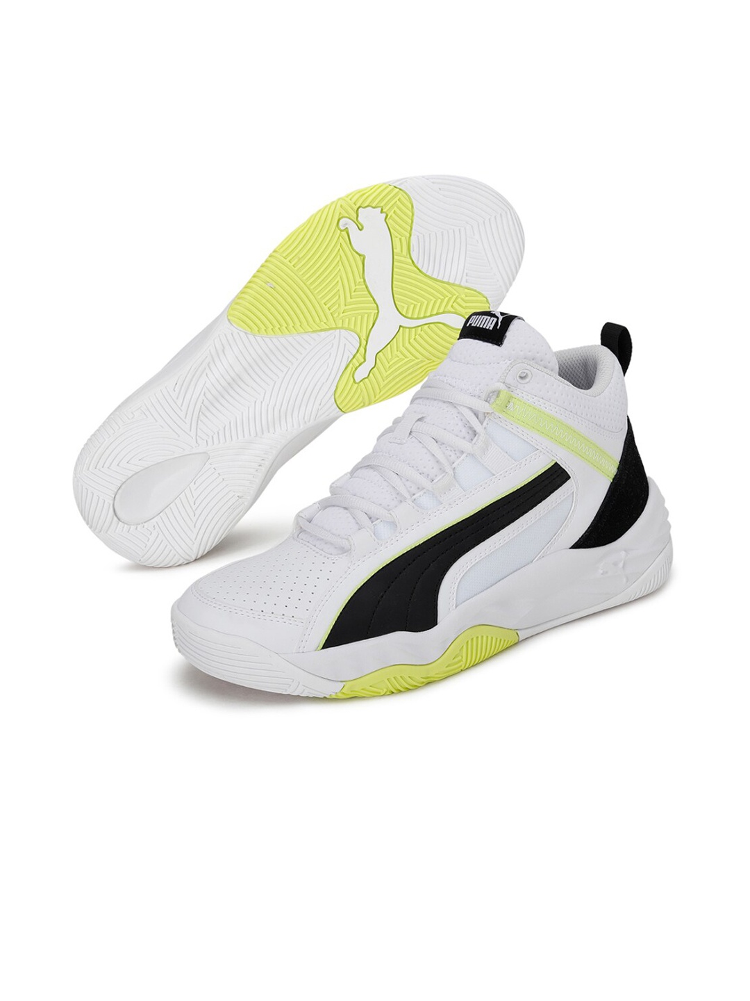 Puma Unisex White Rebound Future EVO Core -Sneakers