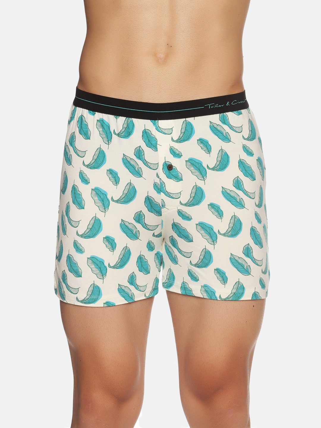 Tailor & Circus Men White & Blue Printed Puresoft Anti-Bacterial Beechwood Modal Boxers
Tailor & Circus Men White & Blue Printed Puresoft Anti-Bacterial Beechwood Modal Boxers