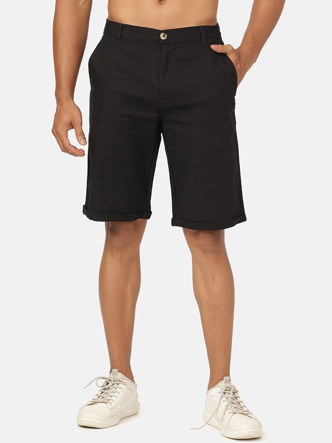 MASH UNLIMITED Men Black Shorts